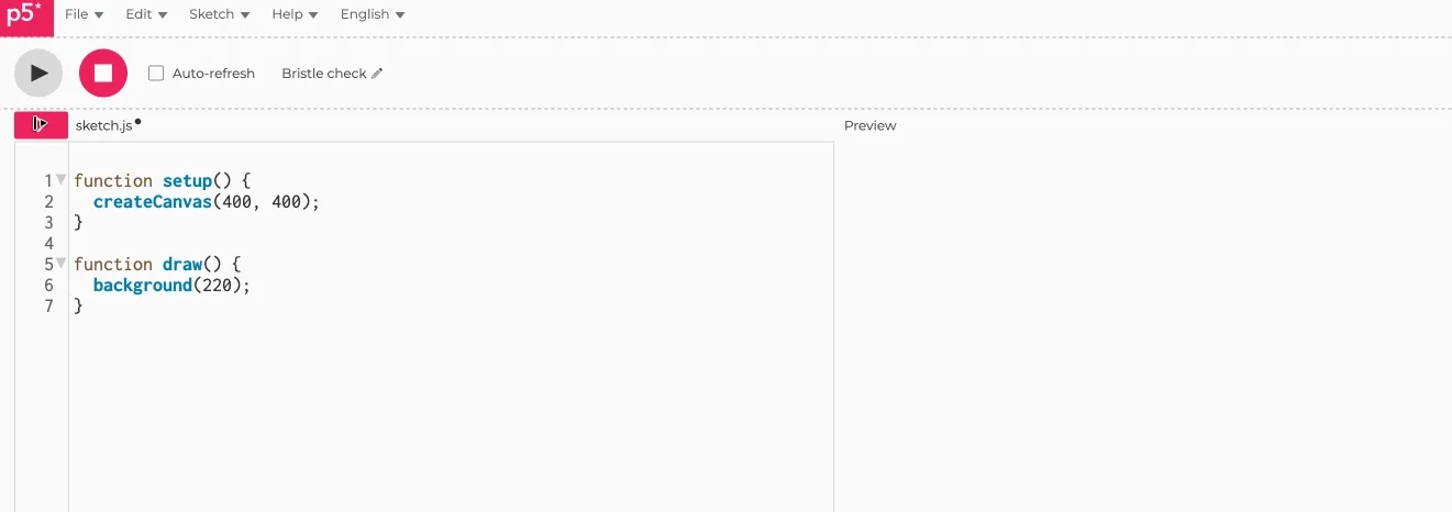 Creating a new file